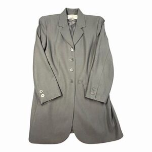 Essentials for A.S.L. Women's Black Longline Blazer - Size 8